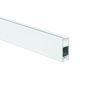 Bară aluminiu Sicilia dreptunghiular 160 cm, alb
