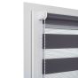 Rulou umbrire uni Bahama Day and Night 90X150cm 1220-gri închis