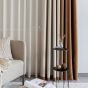 Double cu 2 fete draperie 290 cm cappucino-maro auriu