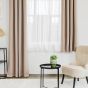 Draperie confecţionată cu inele Tempo 140X180 cm bej
