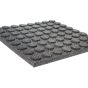 EPDM mix placă din cauciuc 30x1000x1000mm gri