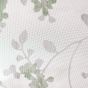 Spring perdea 300 cm alb-verde