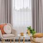 Horizont perdea 290 cm alb