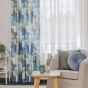 Moderna draperie 300 cm verde-albastru