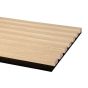 Panou riflaj acustic Decowall stejar Ivory-negru