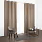 Orion draperie dimout confecţionată cu inele draperie 135x240cm taupe