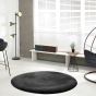 Covor Heaven black 160 cm rotund