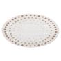 Covor Elio dots cream 120 cm rotund