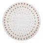 Covor Elio dots cream 120 cm rotund