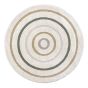 Covor Elio circle cream 120 cm rotund
