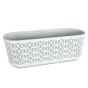 Aztek 600 jardinieră 19,4x59,4x20,1 cm negru gri