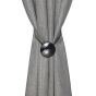 Solares accesoriu pentru legare perdele rotund metal antracit