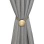 Solares accesoriu pentru legare perdele rotund metal zlatá