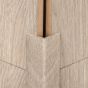 Element de acoperire colţ exterior 90° pentru panouri de perete şi de tavan Light grey oak
