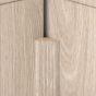 Element de colţ interior pentru panouri de perete şi de tavan Light grey oak