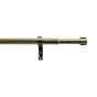 Apollo Set galerie telescopică cu 1 bară, din metal 200-350cm aur antic