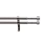 Apollo Set galerie telescopică cu 2 bare, din metal 120-230cm crom