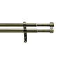 Apollo Set galerie telescopică cu 2 bare, din metal 200-350cm aur antic