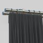 Apollo Set galerie telescopică cu 2 bare, din metal 200-350cm crom