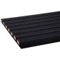 Panou riflaj acustic Decowall negru vulcanic