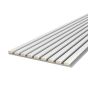 Panou acustic de perete MDF 12mm white uni-grey