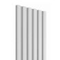 Panou acustic de perete MDF 12mm white uni-grey