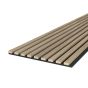 Panou acustic de perete MDF 12mm sanoma oak-black