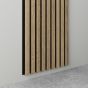 Panou acustic de perete MDF 12mm sanoma oak-black