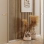 Panou acustic de perete MDF 12mm saragossa oak-black