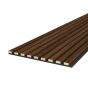 Panou acustic de perete MDF 12mm brown oak-black