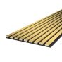 Panou acustic de perete MDF 12mm gold-black