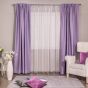 Perdea Voile Imola cu dungi dense 295 cm alb