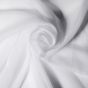 Perdea confecționată cu rejansă Voile Uni, alb 140x270 cm